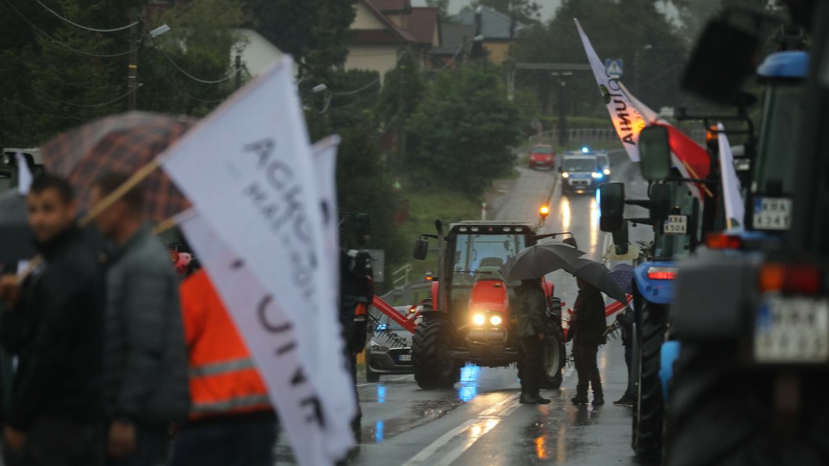 Rolnicy protestują w dniach 24-25 sierpnia 2021 roku