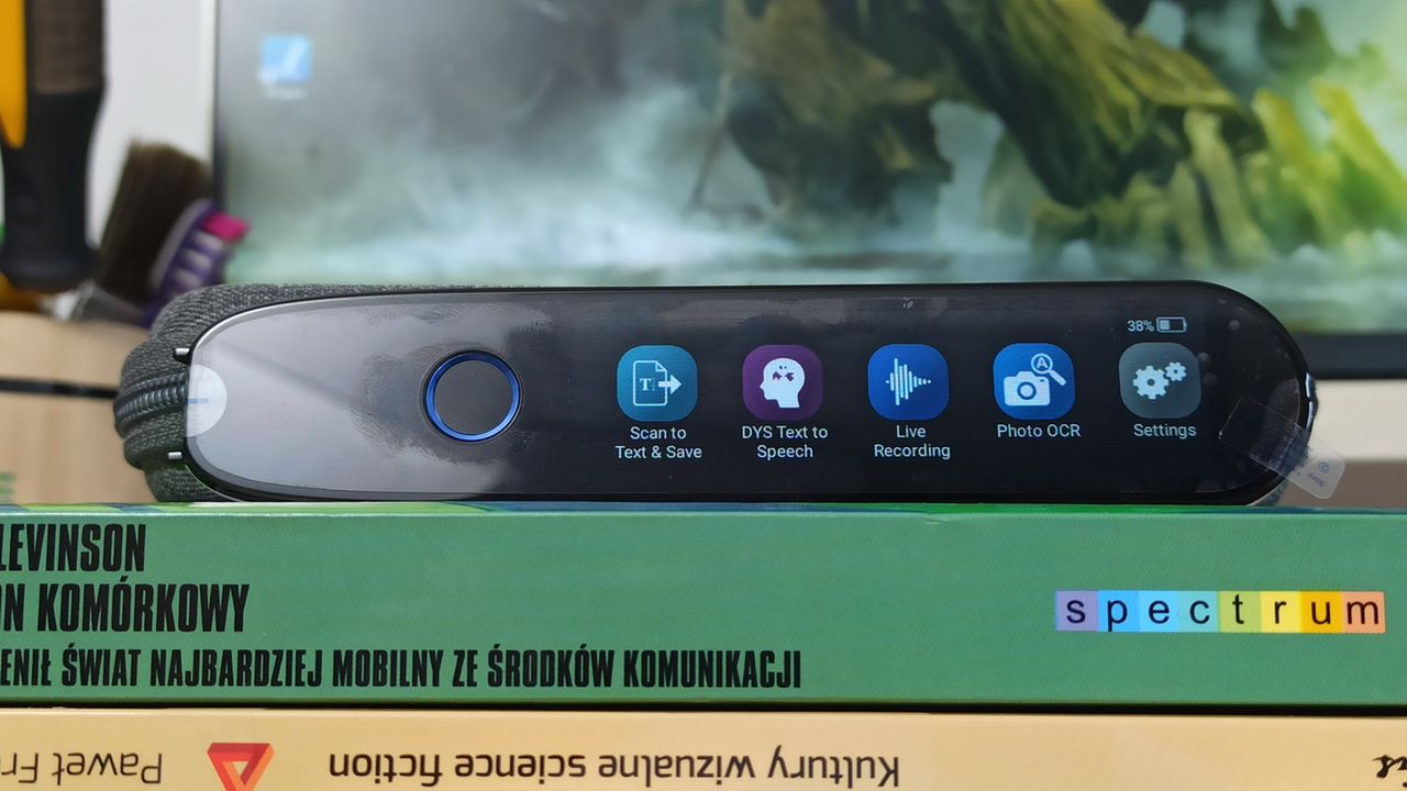 Test ręcznego skanera IRISPen Reader 8 z wspomaganiem czytania