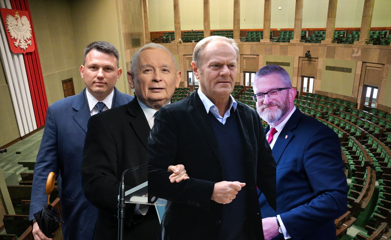 Cztery partie w Sejmie. Wyniki I tury przyniosłyby wstrząs