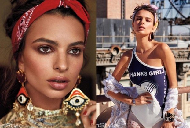 Emily Ratajkowski pozuje dla "InStyle"