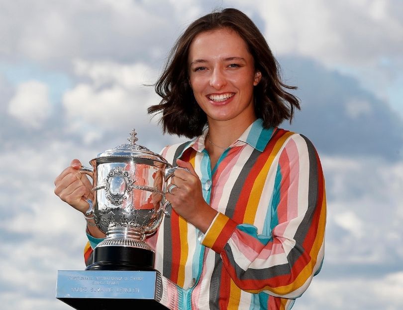 Iga Świątek po zwycięskim finale Rolanda Garrosa