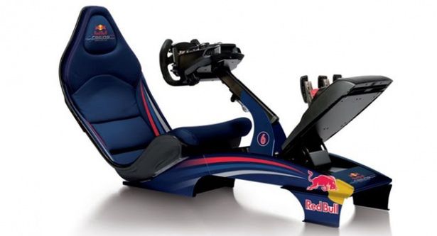 Symulator F1 z logo Red Bulla - tylko dla fanatyków