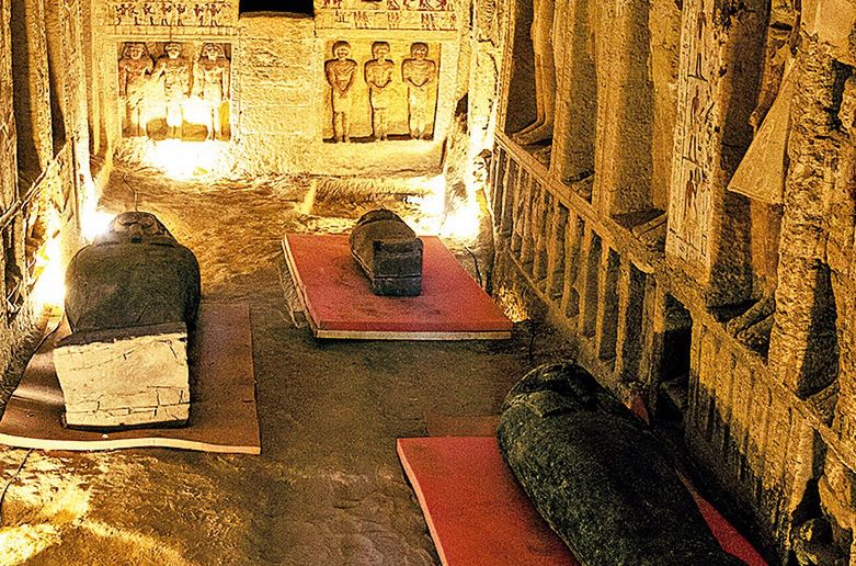 Sarkofagi odkryte w 2020 r.