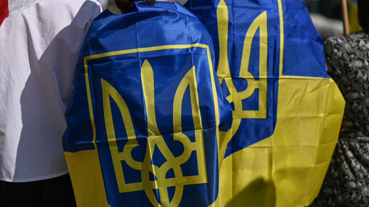 Ukrainian Independence Day Proudly Celebrated By Diaspora In Krakow
KRAKOW, POLAND - AUGUST 24:
Members of the Ukrainian diaspora in Krakow celebrate Ukrainian Independence Day with various events, including a rally, a march through Krakow's Old Town and a demonstration outside the Russian consulate, proudly displaying flags, posters and messages in unity and support of Ukraine, on August 24, 2024, in Krakow, Lesser Poland Voivodeship, Poland. (Photo by Artur Widak/NurPhoto via Getty Images)
NurPhoto