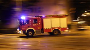 Belna Dolna: Nocny pożar domu. Ogień pojawił się w kuchni