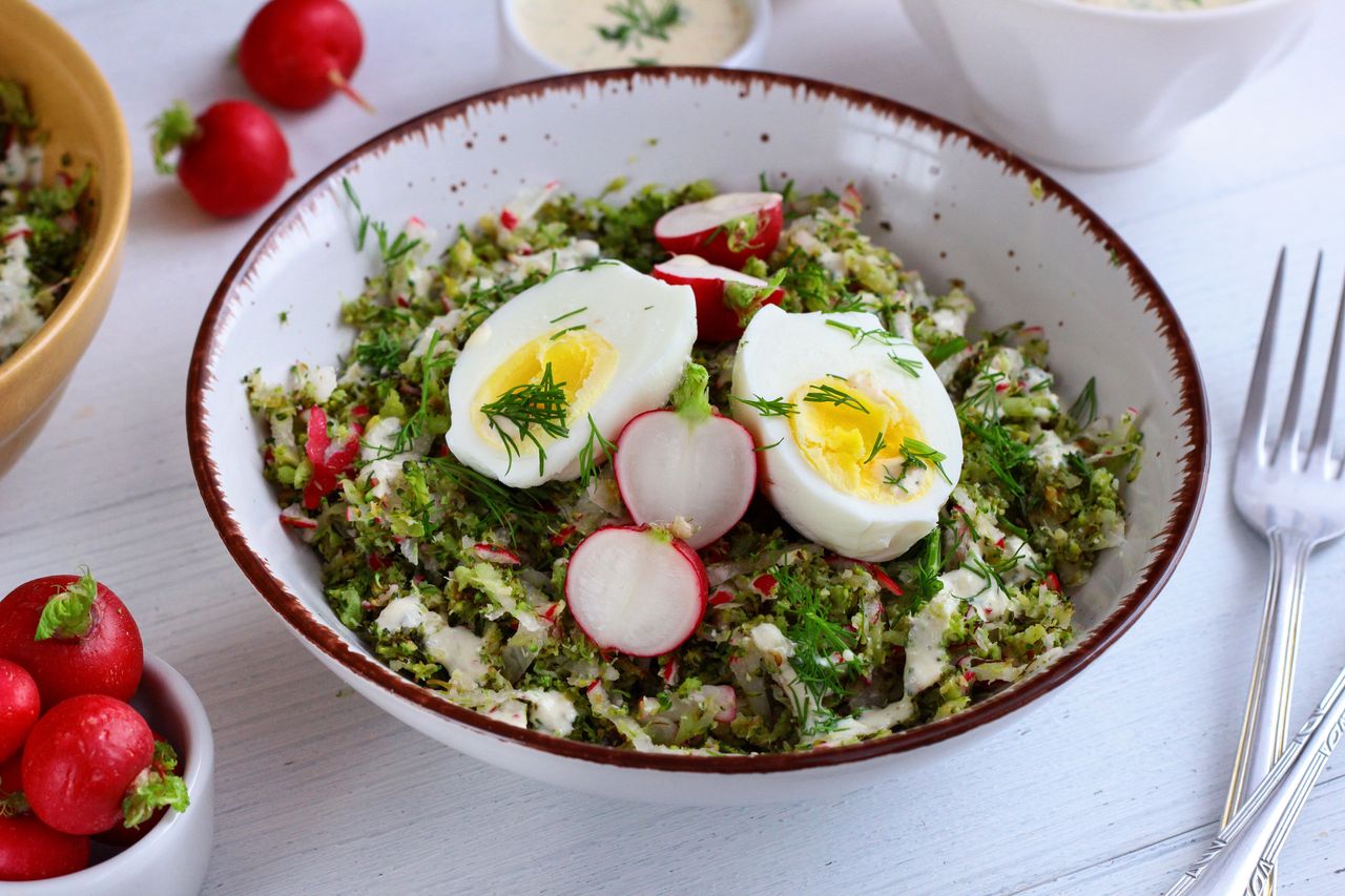 This salad is a hit at carnival gatherings.