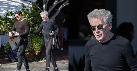 81-letni Calvin Klein człapie za MŁODSZYM o 45 lat partnerem do restauracji (ZDJĘCIA)