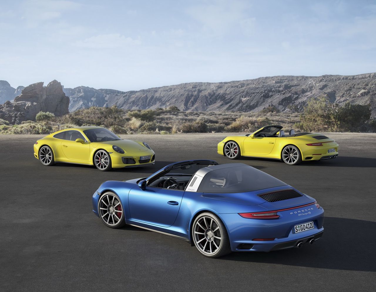 Porsche 911 (991) Carrera 4 i Targa 4 po liftingu i z turbodoładowaniem