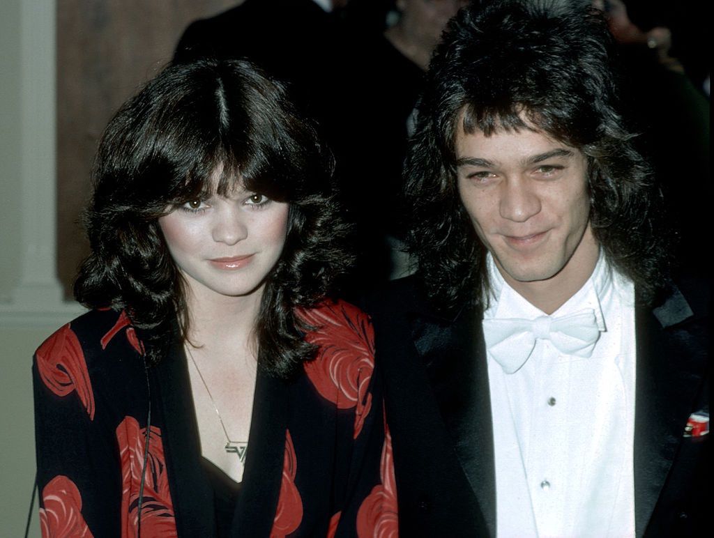 Valerie Bertinelli i Eddie Van Halen na 38. rozdaniu Złotych Globów