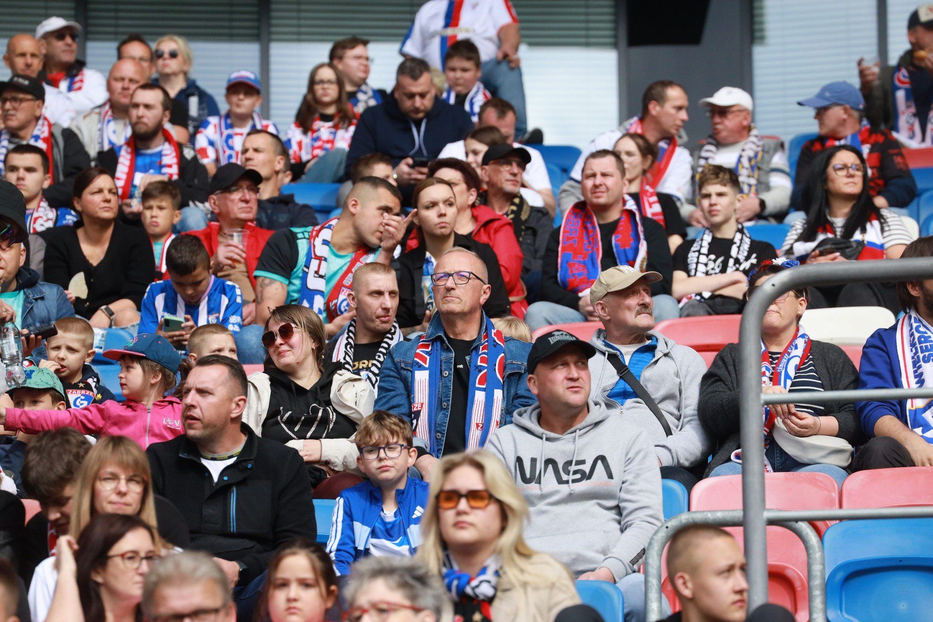 Kibice na meczu Górnika Zabrze z Koroną Kielce