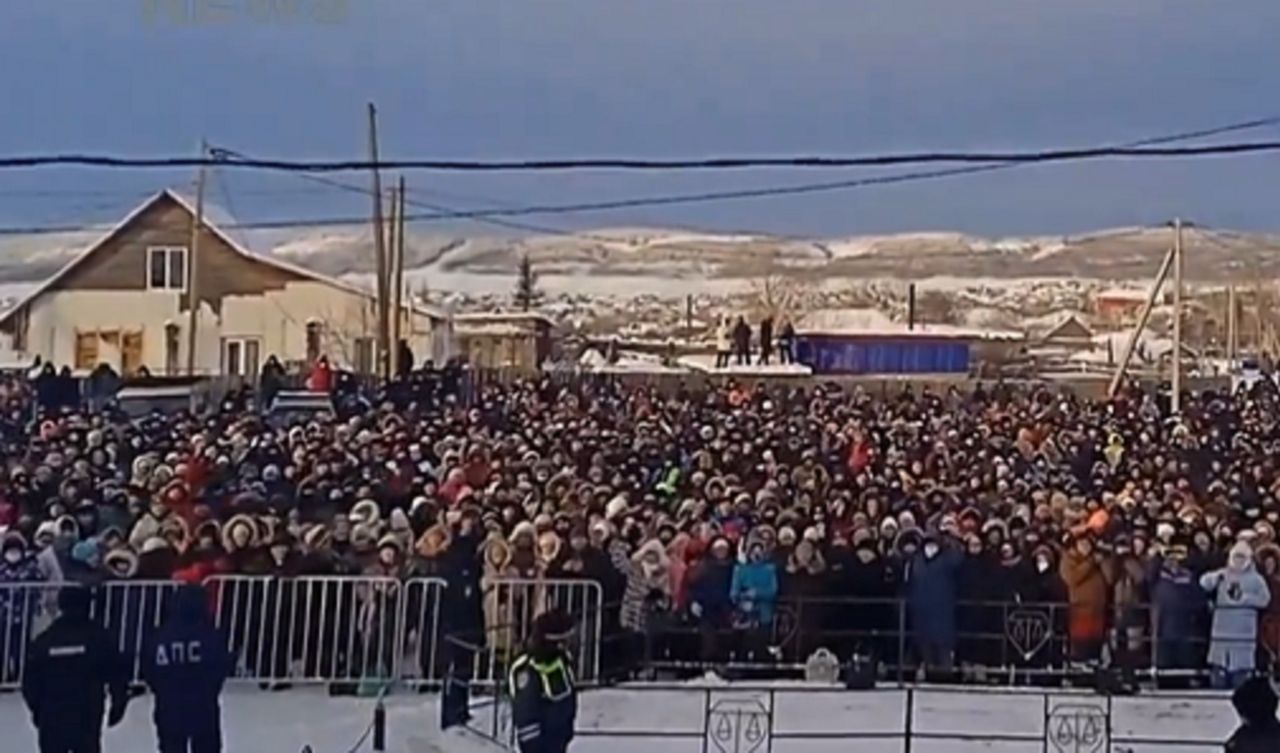 W Rosji skazano aktywistę. Tłumy wyszły protestować