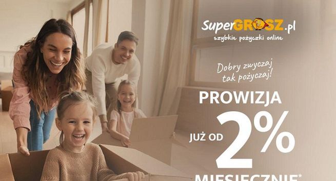 SuperGrosz reklamuje się hasłem „Dobry zwyczaj – tak pożyczaj!”