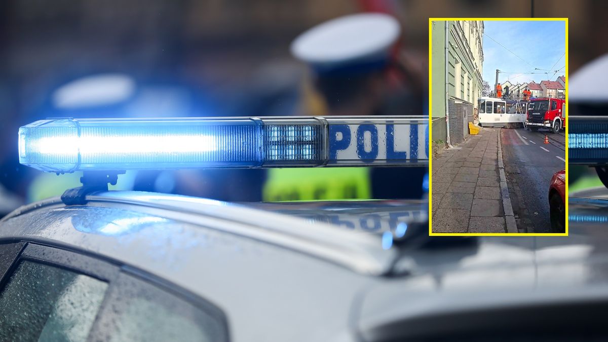 Wypadek tramwaju w Szczecinie