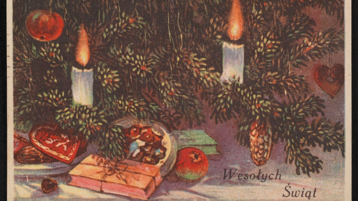 Pocztówka świąteczna przed 1926 roku