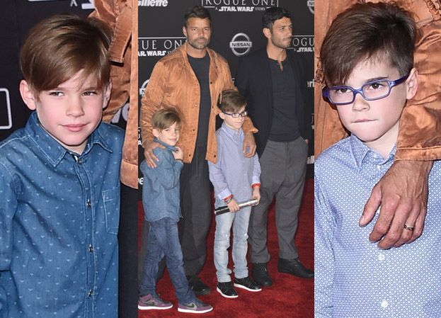 Ricky Martin z synami i partnerem na premierze filmu (ZDJĘCIA)