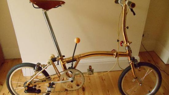 Złoty rower do kupienia na eBay'u 1