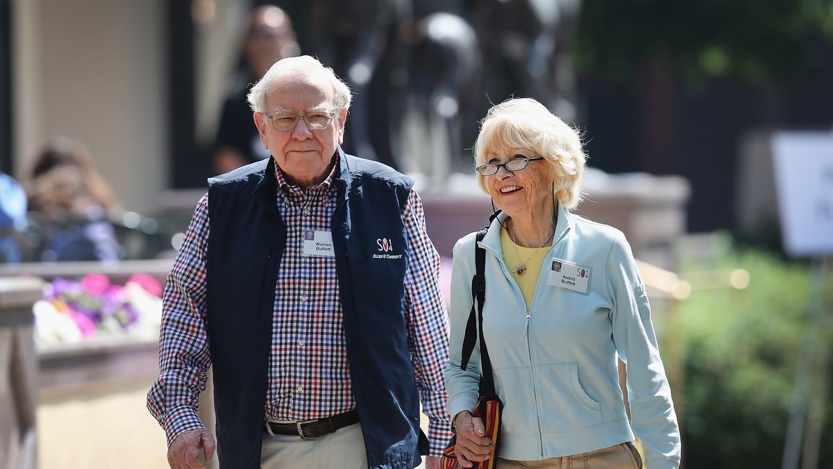 Warren Buffett z żoną Astrid, zdjęcie z 2014 r. 