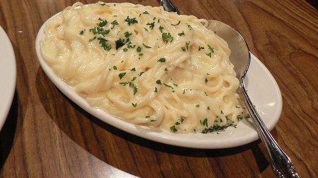 Spaghetti z serem 1