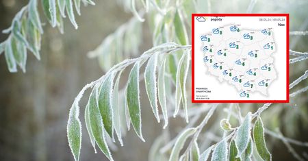 Nocne przymrozki. Na Podlasiu nawet do minus 5 st. Celsjusza