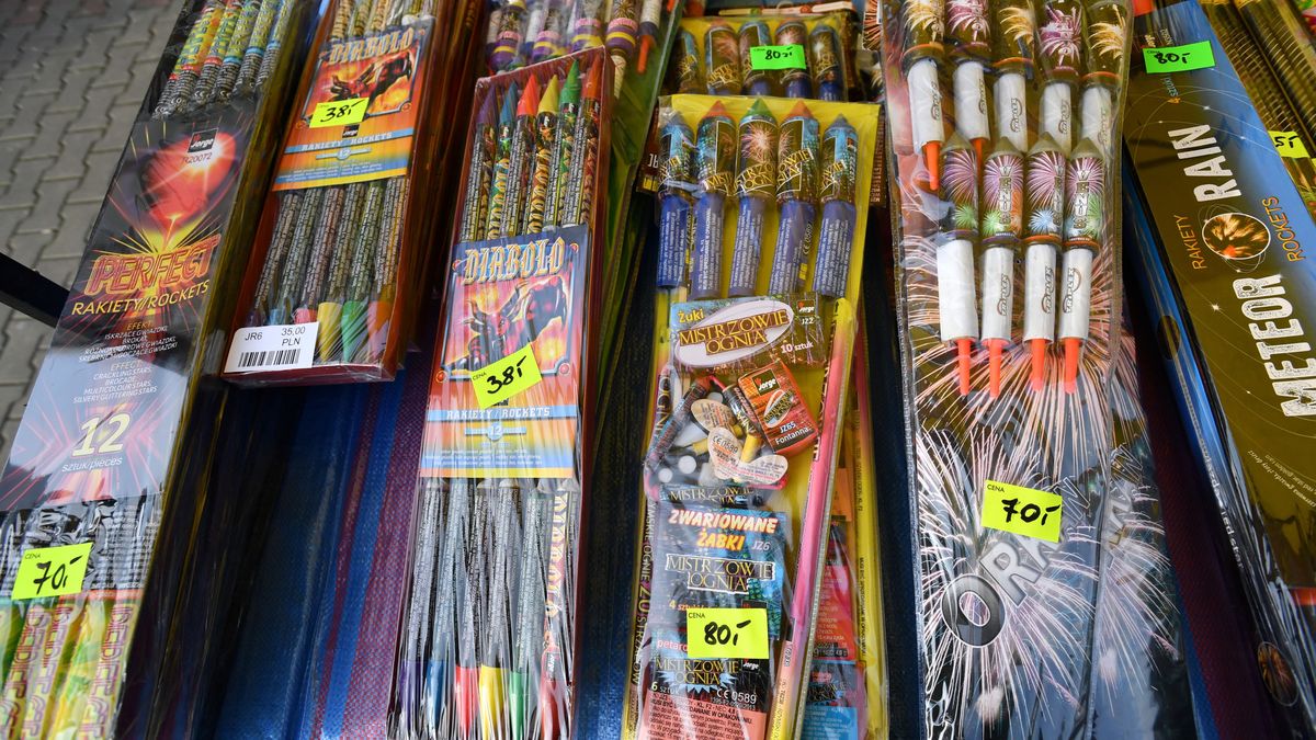 Stoisko z fajerwerkami
