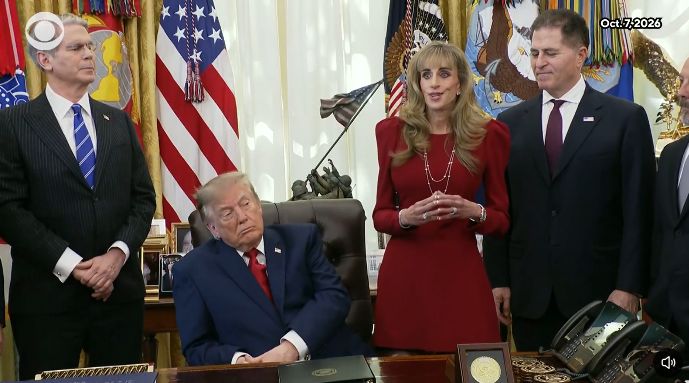 Susan Dell i Michael Dell u Donalda Trumpa