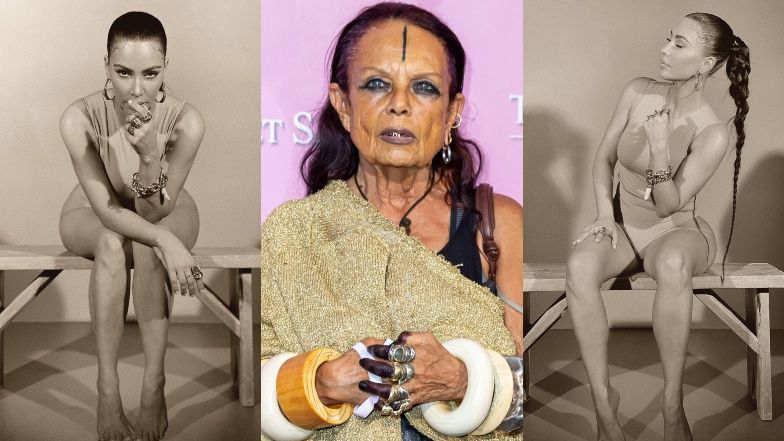 Kim Kardashian wzięła udział w sesji zdjęciowej autorstwa Kanye Westa, obok niej pojawiła się Michele Lamy