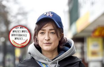 Damięcka znów trafia w punkt. Mocna grafika