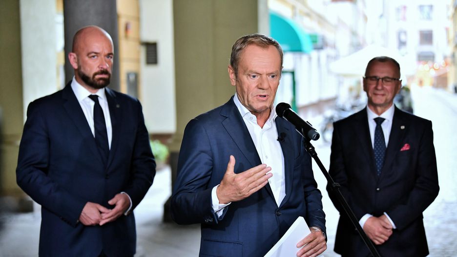 Jacek Sutryk i Donald Tusk