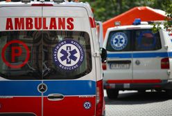 Groźny wypadek na obwodnicy. Kobieta spadła z mostu