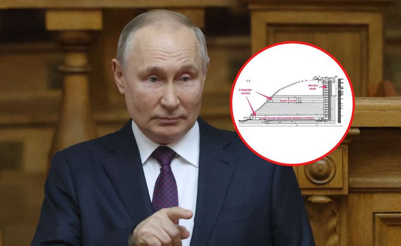 Tajne bunkry Putina. Są schematy pomieszczeń
