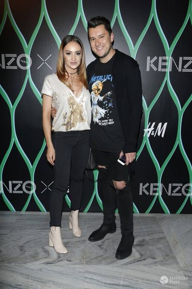 Sylwia Nowak i Łukasz Kędzior - premiera kolekcji Kenzo x H&M