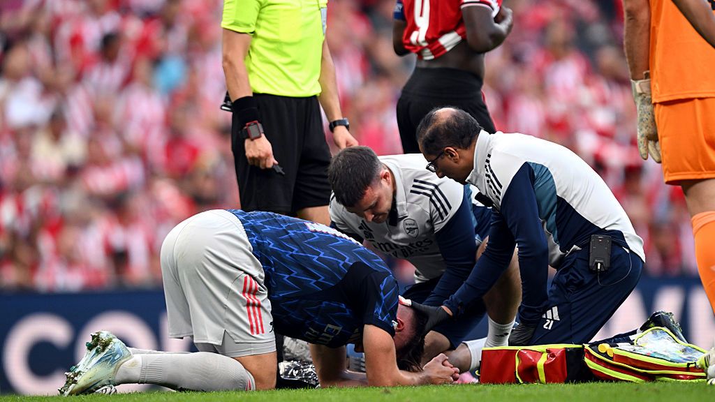 Getty Images / Stuart MacFarlane / Viktor Gyoekeres z urazem