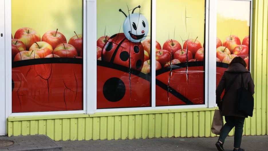 Biedronka logo is seen on a supermarket in Warsaw, Poland on March 14, 2024. (Photo by Jakub Porzycki/NurPhoto via Getty Images)