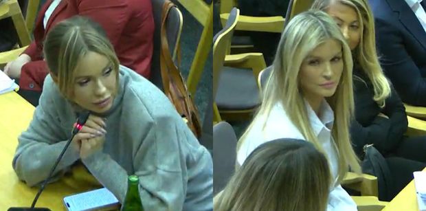 Tak wyglądało starcie Dody i Joanny Krupy w Sejmie. Piosenkarka była wyraźnie poirytowana (WIDEO)