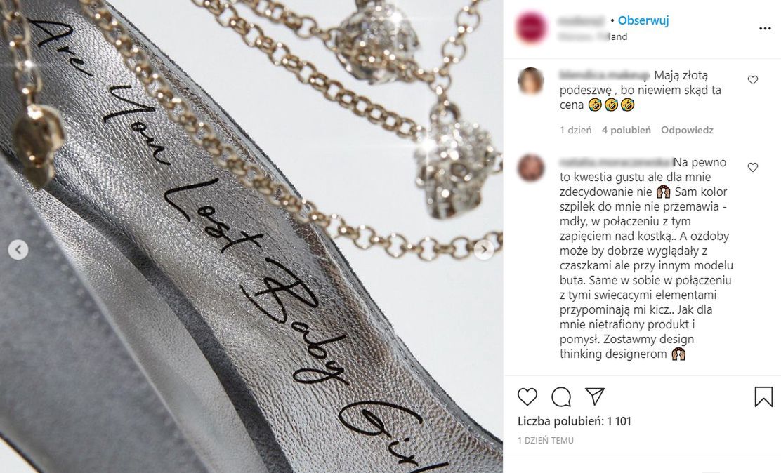 Blanka Lipińska zaprojektowała szpilki