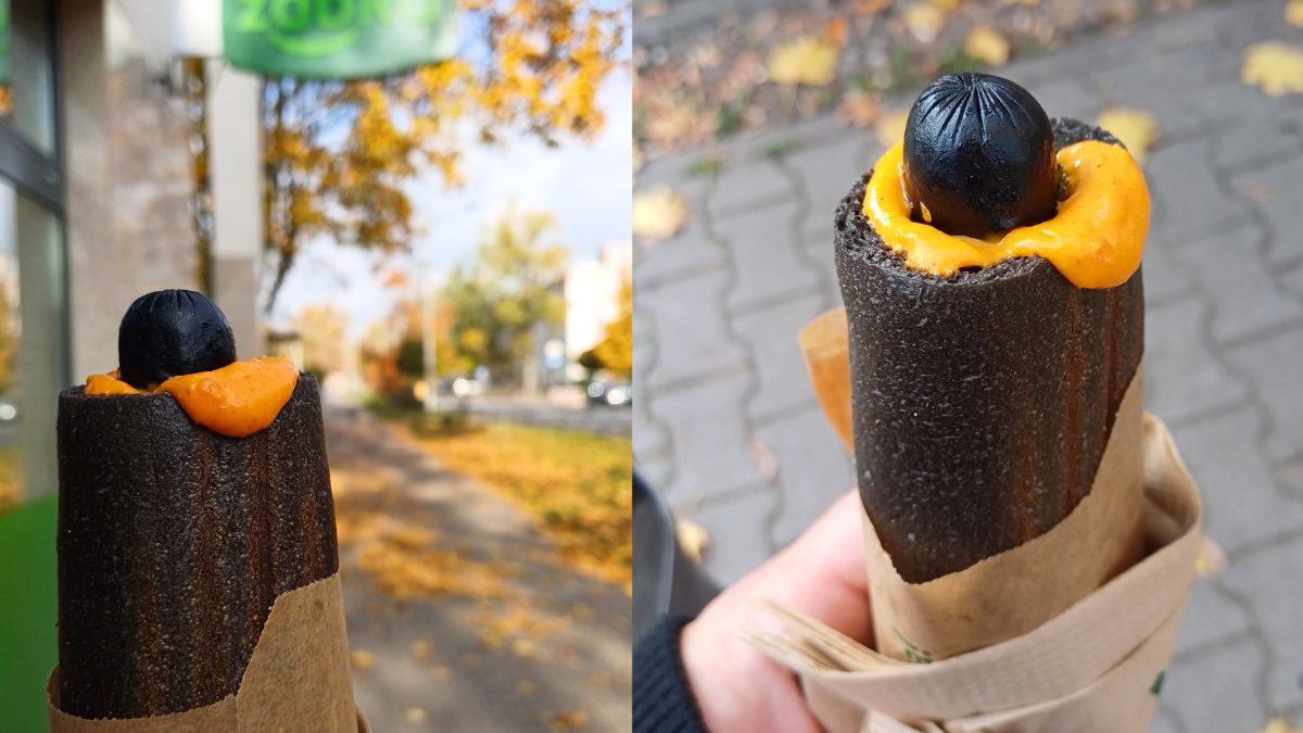 Halloweenowy hot dog z Żabki - smaczny czy straszny?