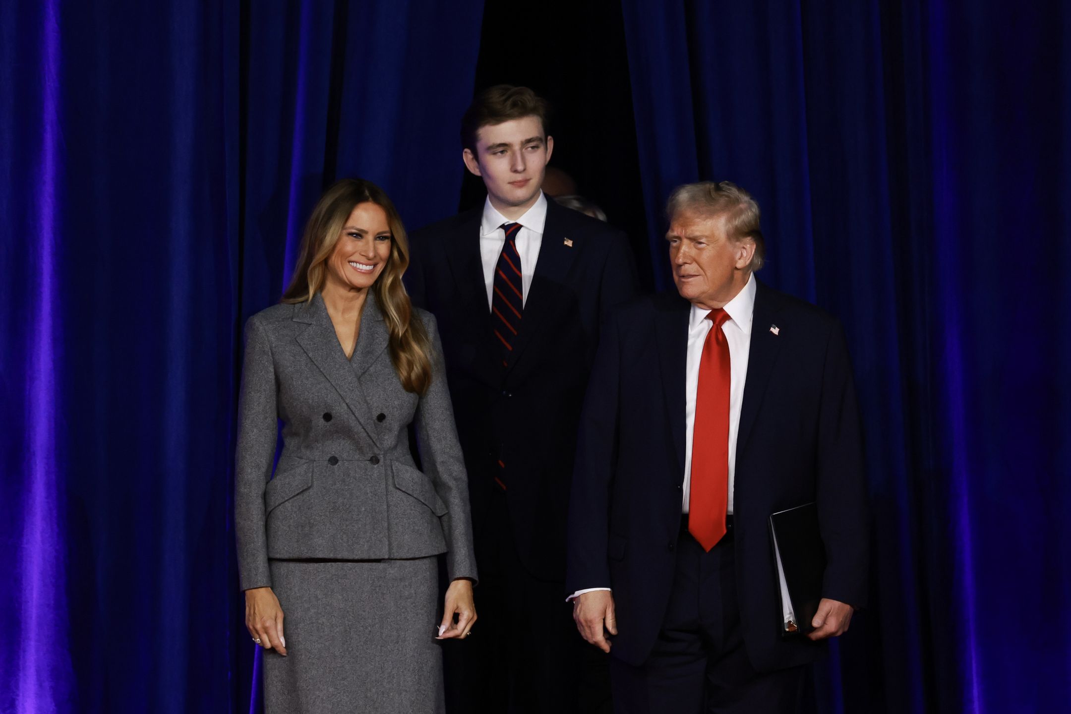 Barron Trump z rodzicami