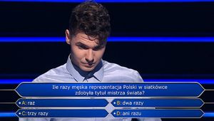 W "Milionerach" padło pytanie o siatkówkę. W końcu zaryzykował