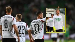Gest wsparcia piłkarzy Legii. To reakcja na dramatyczny wypadek