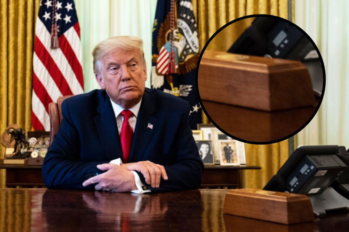 Trump returns to White House, reinstates Diet Cola button