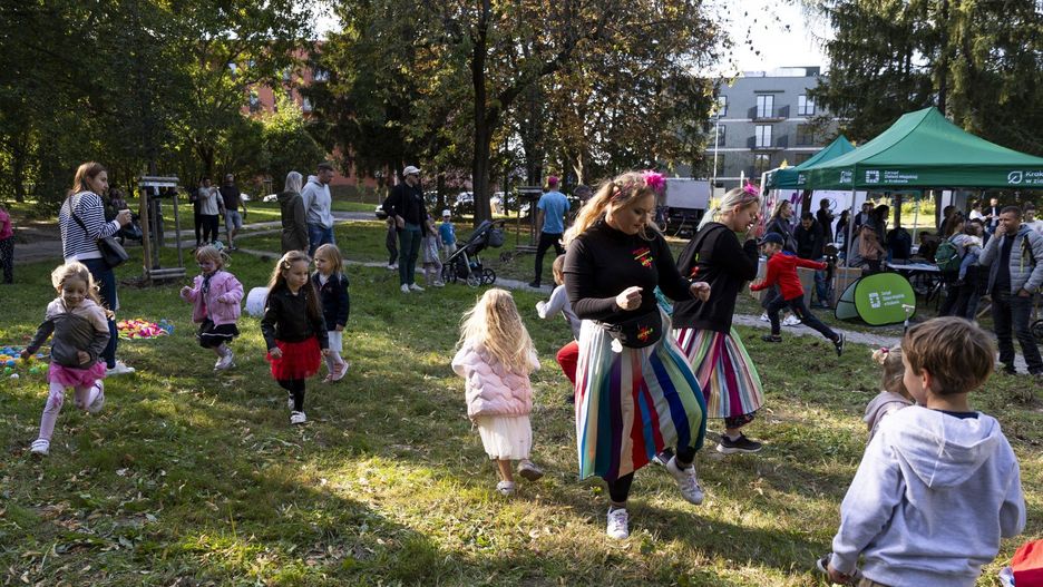 Piknik rodzinny w Parku Radzikowskiego