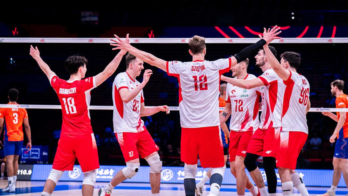 Materiały prasowe / VolleyballWorld / Reprezentacja Polski siatkarzy