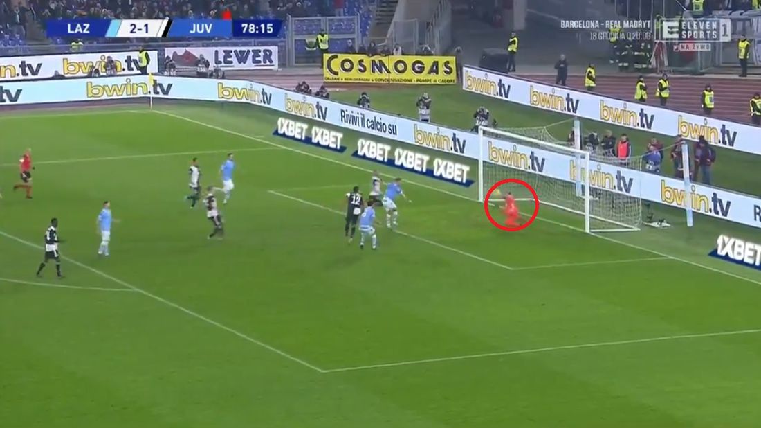 Lazio - Juventus (obrona rzutu karnego przez Wojciecha Szczęsnego)