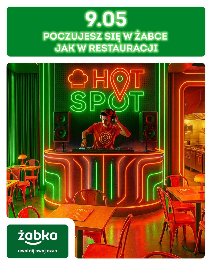 Żabka zaprasza do restauracji. W dniu otwarcia zjesz tam ZA DARM
