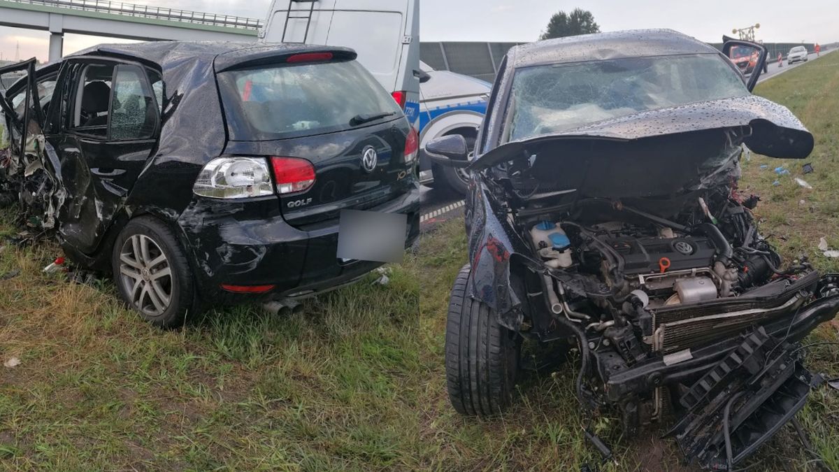 Koszmarny wypadek na autostradzie A2