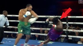 Co za nokaut! Padł jak kłoda