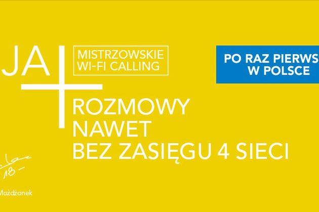 Brak zasięgu w budynku to nie problem. Plus testuje Wi-Fi Calling