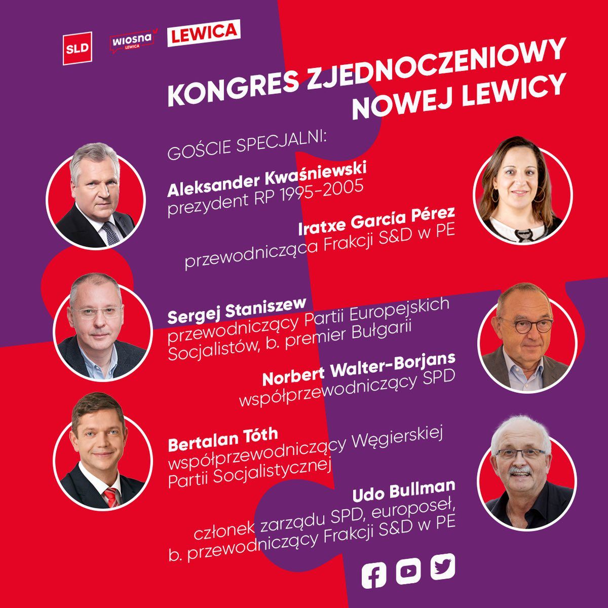 Goście na kongresie Lewicy