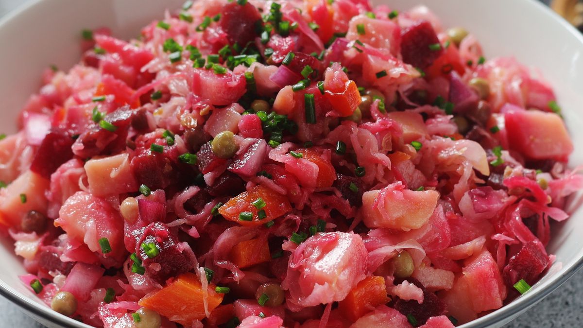 Pyszna sałatka vinegret