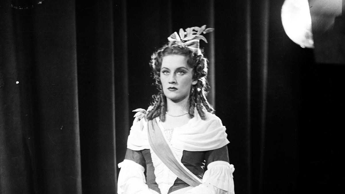 Irena Laskowska w 1950 roku